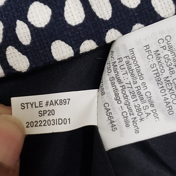 J Crew Cotton Polka Dot Sheath Dress Size 14 Knee Length Midi Sleeveless - Picture 8 of 12